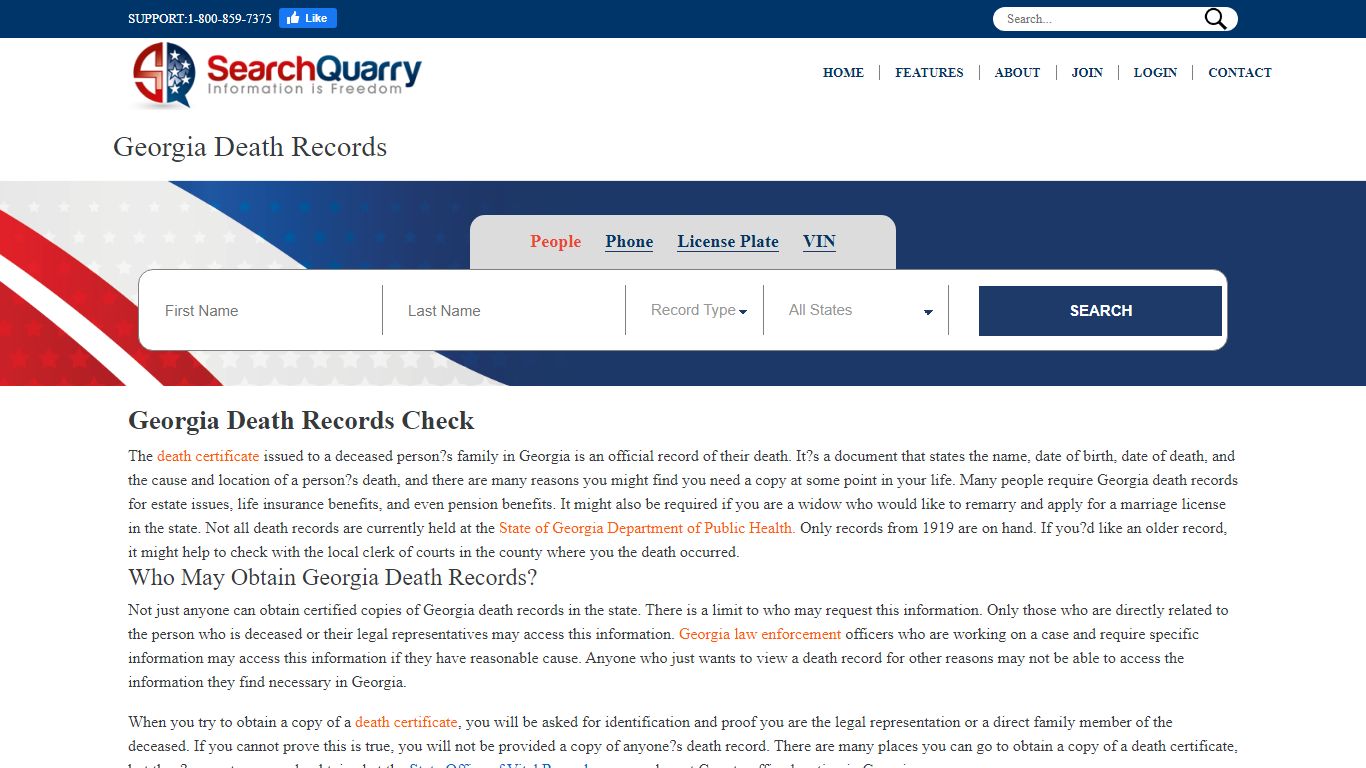 Georgia Death Records | Enter a Name to View Georgia Death ...